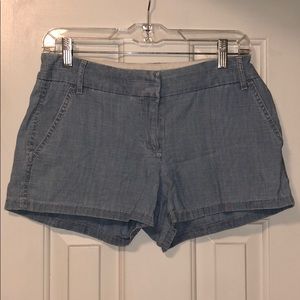 j. crew blue shorts